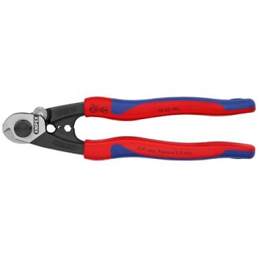 Imagem de KNIPEX Ferramentas – cortadores de cabo de arame, multicomponentes (9562190), 18 cm, cabo confortável