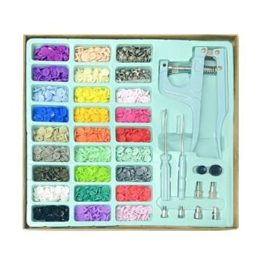 Imagem de Kit Alicate De Pressão 3 Em 1 + Botões Plástico Ilhós - LANMAX, ARTMAK