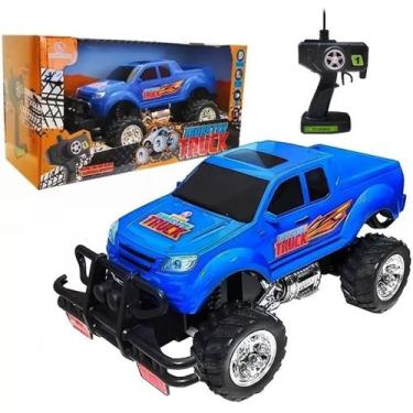 Imagem de Brinquedo Carrinho de Controle Remoto Pick Up Monster Para Crianças - 