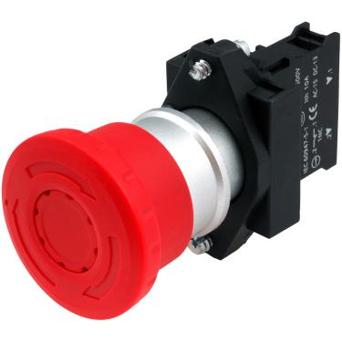 Imagem de Botão Emergência Chave Ø40mm Vermelho 1NF Cód. 3SB6130-1HD20-1CA0 – Siemens
