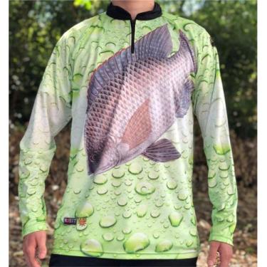 Imagem de Camiseta de Pesca Tilapia 3D - FPS 50 + UV - Ref. 99 - Masculina - Ros