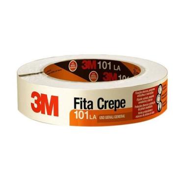Imagem de Kit 3 Fita Crepe 24mm X 50m Profissional 101la Tartan 3m