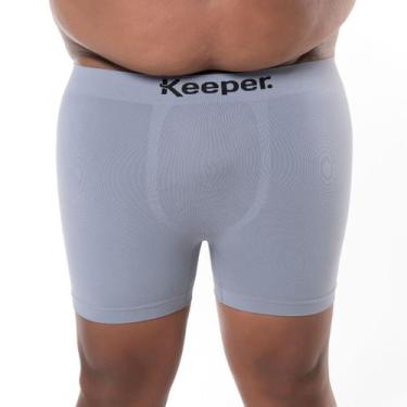 Imagem de Cueca boxer plus size microfibra sem costura anti assadura escolha a c