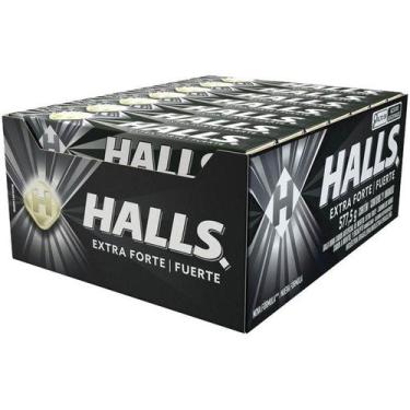 Imagem de Bala Halls Extra Forte Mentol 27,5g Display - 21 Unidades