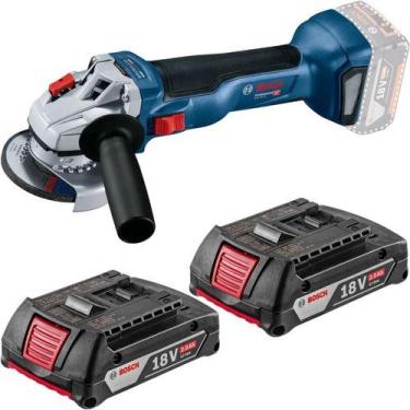 Imagem de Esmerilhadeira Sem Fio Bosch Gws 18v 10 Brushless Bateria 2a