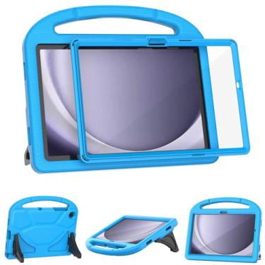 Imagem de RTOBX Capa infantil para Samsung Galaxy Tab A9 Plus 11 polegadas 2023 (SM-X210/X216/X218), com protetor de tela integrado, capa protetora com alça à prova de choque para Galaxy Tab A9+ 11 polegadas,