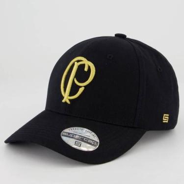 Imagem de Boné Corinthians Logo Preto - Supercap, Único