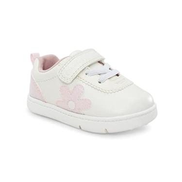 Imagem de Carter's Sapato feminino Morgan-gp First Walker, Branco, 3.5 Infant