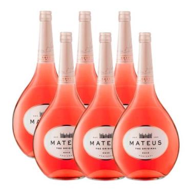 Imagem de Vinho Portugues Mateus Rose Meio Seco 750ml Kit 6 Unidades
