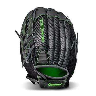Imagem de Franklin Sports Fastpitch Luva de softbol - Fastpitch Pro - Luva de softbol para adultos e jovens - Infield e Outfield - Luva canhoto - Limão 28 cm Esquerdo