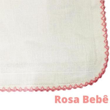 Imagem de Fralda de Ombro 70x70 cm Marca Cremer  Pinte e Borde com faixa de 15cm