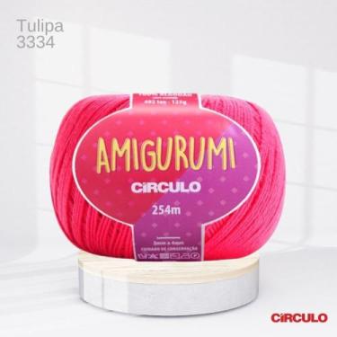Imagem de Fio Amigurumi Circulo 254m Cor Tulipa 3334 - Círculo