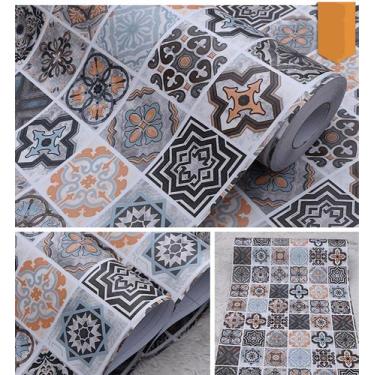 Imagem de Adesivo De Parede Azulejo Português Para Cozinha Banheiro 3mx61cm - Ca