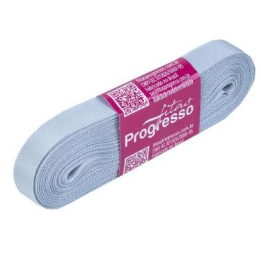 Imagem de Fita Gorgurão Progresso 11mm nº2 - 10m Cor 084 Prata - 01 unidade - Fi