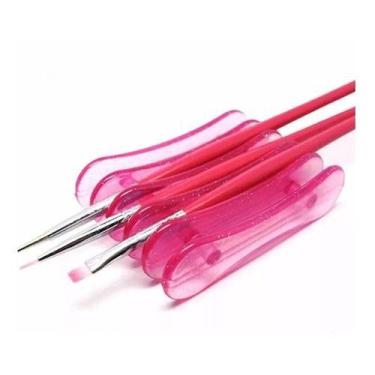 Imagem de Grade Pincéis Unhas Porta Acessório Suporte Pincel Acrigel - oem
