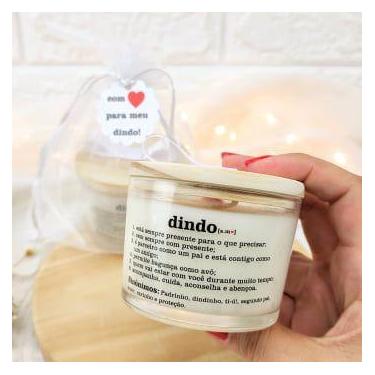 Imagem de lembrancinha aceita ser minha dinda VELA PERFUMADA 100G SO - Bia art's