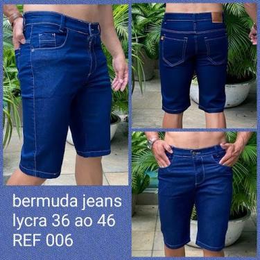 Imagem de Bermuda jeans denin premium masculina  - AW Moda Fashion, 40, Ref:006