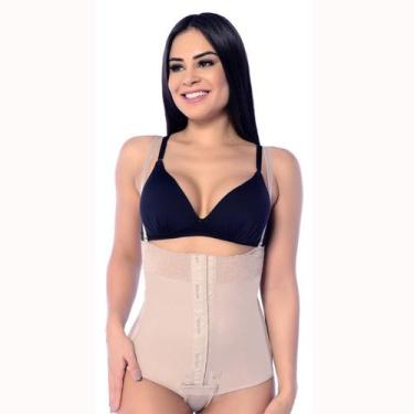 Imagem de Cinta Modeladora Sem Pernas Com Abertura Pós Operatório - Model Slim, 