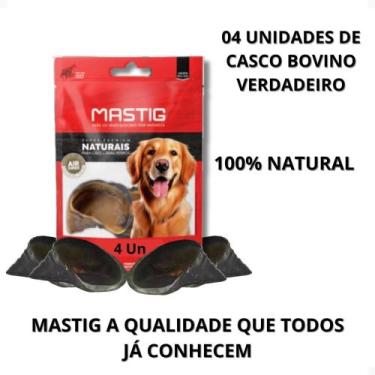 Imagem de Mordedor Natural Casco Bovino Mastig 04 Unid Selecionadas
