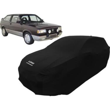 Imagem de Capa Para Proteger Gol Quadrado Com Logo Tecido Macio - Mz, Preta