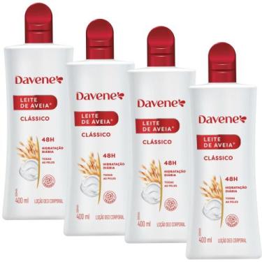 Imagem de 4UN Leite De Aveia Corporal 400ml Todos Os Tipos De Pele Davene