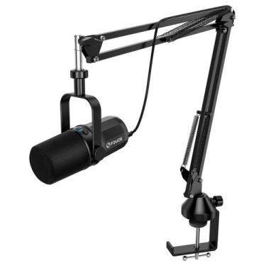 Imagem de Microfone de Podcast Dinâmico FDUCE SL40+ - USB/XLR com Suporte de Lan