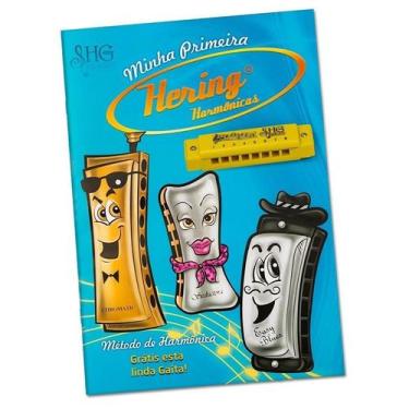 Imagem de Método Minha Primeira Gaita Hering Com Gaita C-DÓ Amarelo - SHG