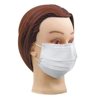 Imagem de Mascara descartavel vilty care dupla c/elastico c/12un