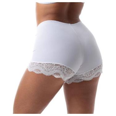 Imagem de Short Anagua Segunda Pele Feminino Com Renda Shortinho Curto - c&c, Be