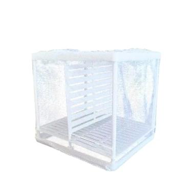 Imagem de Generic Caixa de malha para criação de peixes de aquário, viveiro de peixes bebês, versátil, fácil de montar, acessórios de aquário de grande capacidade para