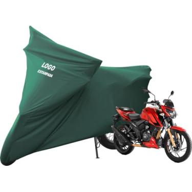 Imagem de Capa Protetora Para Cobrir Moto Dafra Apache RTR 200 (Verde)
