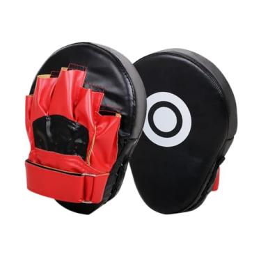 Imagem de rockible Almofada de boxe sparring luvas curvas punch mitts almofada de perfuração para prática kickboxing karate