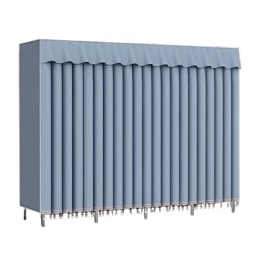 Imagem de Guarda-roupa Armário portátil para pendurar roupas, armário temporário para sala de estar, lindo armário de armazenamento para quarto armário