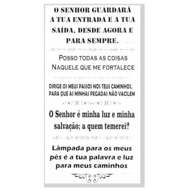 Imagem de Adesivo Decorativo Evangélico Salmos e Filipenses Jesus Amor