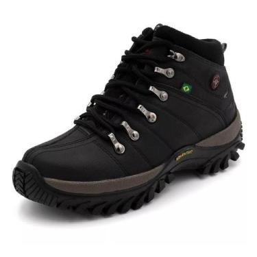 Imagem de Coturno Tênis Bota Adventure Masculino 25 Ao 44 - Land Flex, Preto, 44