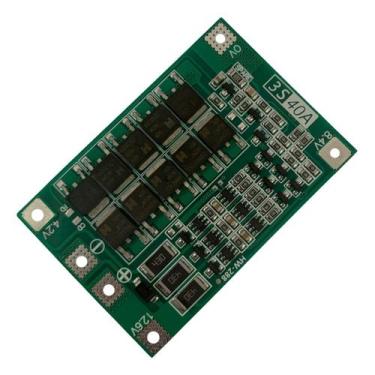 Imagem de Placa Módulo De Proteção Para Bateria Li-ion 3s 40a 18650 - SMART
