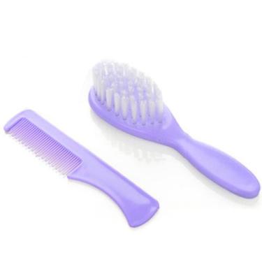 Imagem de Kit Banho Bebê Escova de Cabelo e Pente - Menino e Menina - DE ACORDO 