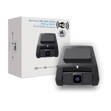 Imagem de Momento M8 3-Ch FHD com Wi-Fi duplo de 5,0 GHz + câmera frontal GPS (MD-8000) inclui cartão microSD de 32 GB