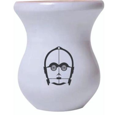 Imagem de Cuia de Madeira Personalizada Star Wars - Mix Atacadista, Branca SW04