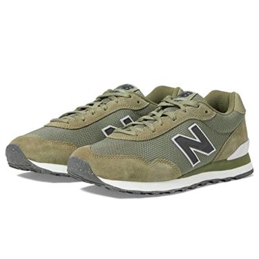 Imagem de New Balance Tênis masculino 515 V3, 35, Verde coberto/preto, 12 X-Wide