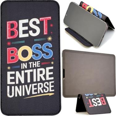 Imagem de Presentes Boss Gifts para homens e mulheres, ideias de presente de aniversário para chefe, mentor, líder – Suporte flexível para telefone e tablet de viagem de avião, acessório legal para mesa, cama