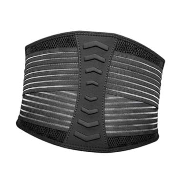 Imagem de UGPLM Cinturão do treinador da cintura, cinta lombar, agrupamento de carroceria, cintura lombar trimer lombar cinturão para executar esportes de ginástica, S to M