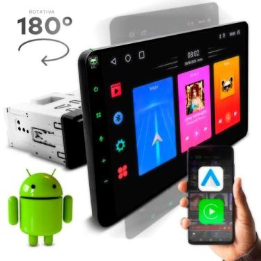 Imagem de Central Multimídia Rotativa 10 Pol OctaCore QLed Android Auto Carplay 