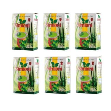 Imagem de 6 Erva Mate Chimarrão SIMIONI COMPOSTA camomila cidreira 500g
