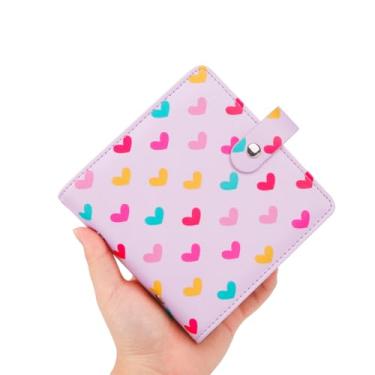 Imagem de Mini álbum de fotos com 112 bolsos para Fujifilm Instax Mini 12 11 9 90 8 7s 40, câmeras instantâneas Polaroid Snap/Z2300/SocialMatic e impressora instantânea Zip (1Pack, Roxo)