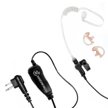 Imagem de Fone de ouvido para Motorola Radio CLS1110 fone de ouvido de tubo acústico com PTT e kit de vigilância de microfone para rádio Motorola Walkie Talkie RDM2070d CP200 CP200d CLS1410 CLS1413 CLS1450