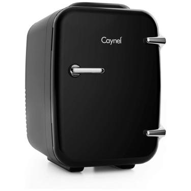 Imagem de Mini Geladeira Automotiva CAYNEL, Termoelétrico , 4 Litros 6 Latas, Preto