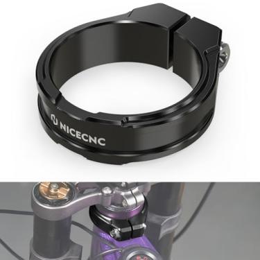 Imagem de NICECNC Grampos de elevação reforçados pretos compatíveis com Surron Light Bee X/S/L1E Braçadeira de estrutura usinada CNC compatível com Segway X160 X260 See Fitment