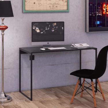 Imagem de Mesa de Estudo Estilo Home Office Escrivaninha Industrial Moderna - Ma