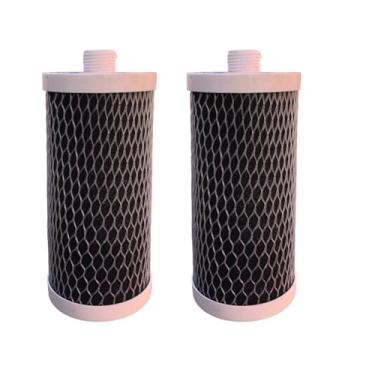 Imagem de Kit 2 Refil Vela para filtro Igatu 446 bebedouro Industrial Original carvão ativado